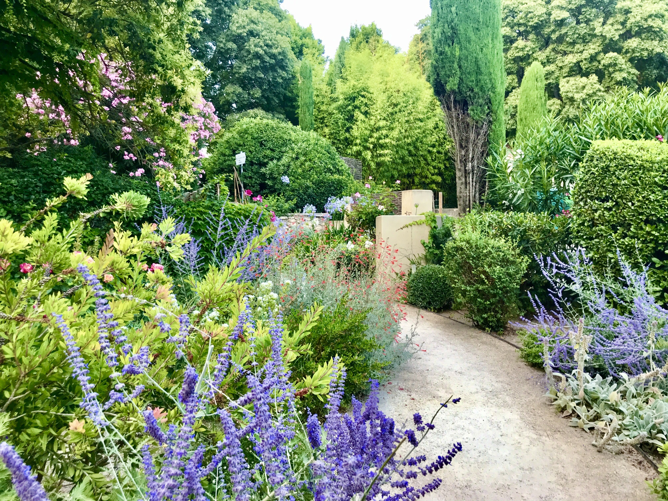 Baumaniere garden