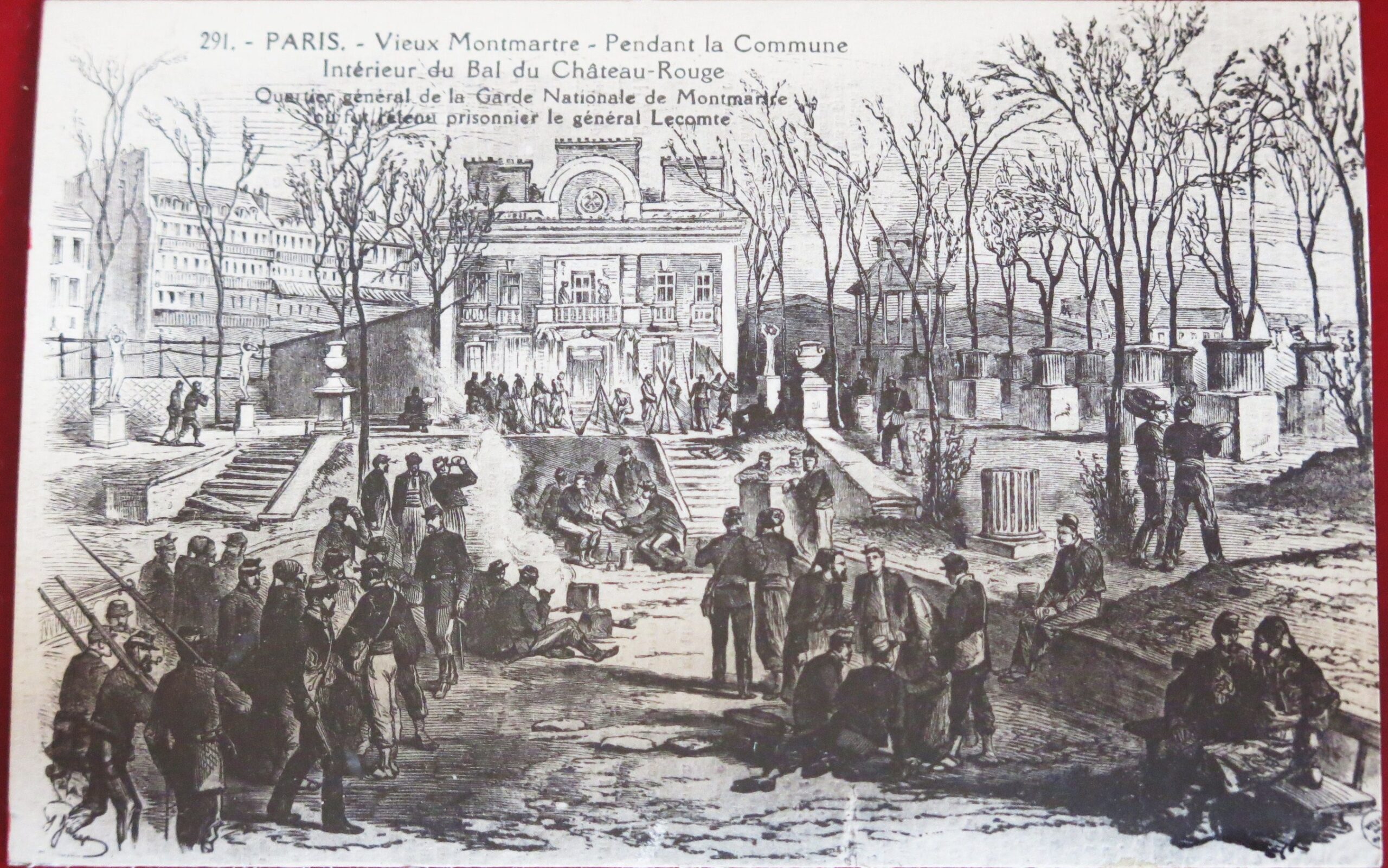 Interior of the hall of Château Rouge during Paris Commune / Wikipedia