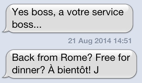 rentree Jacques message